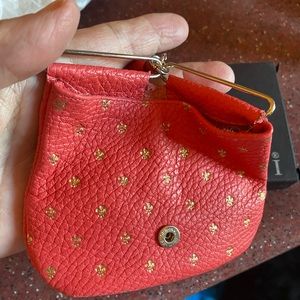 Italian leather pouch